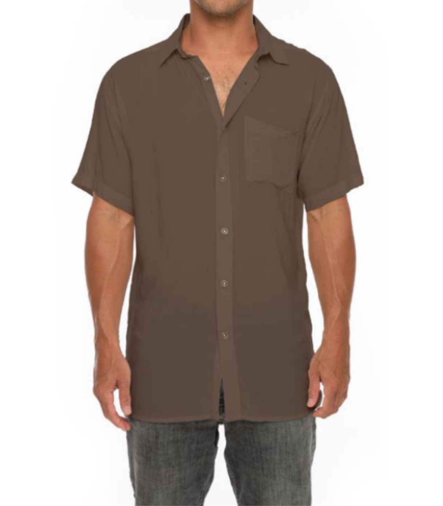 MEN'S SHIRT BROWN