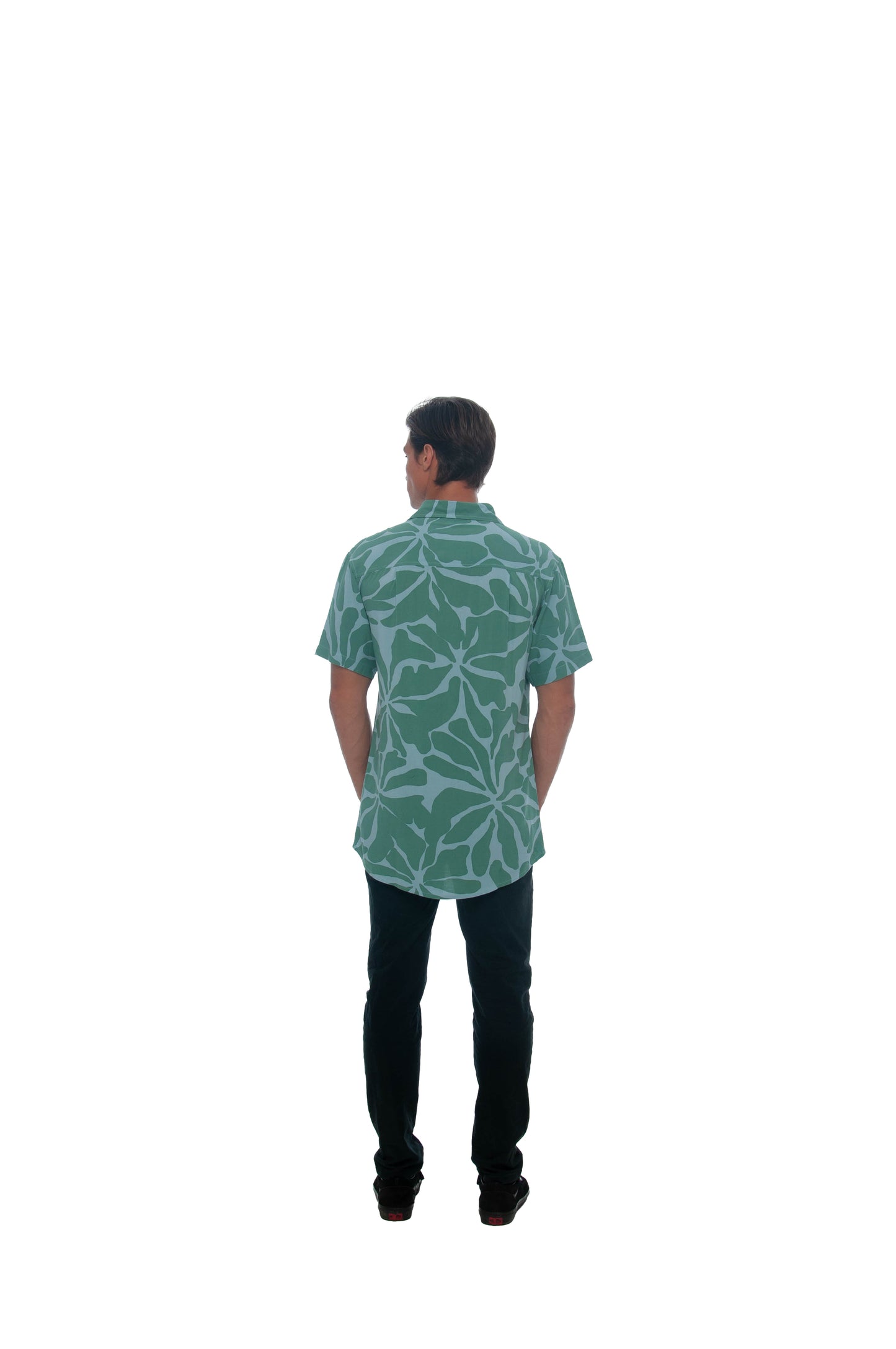 MEN'S SHIRT BLOOMS PALM PASTEL