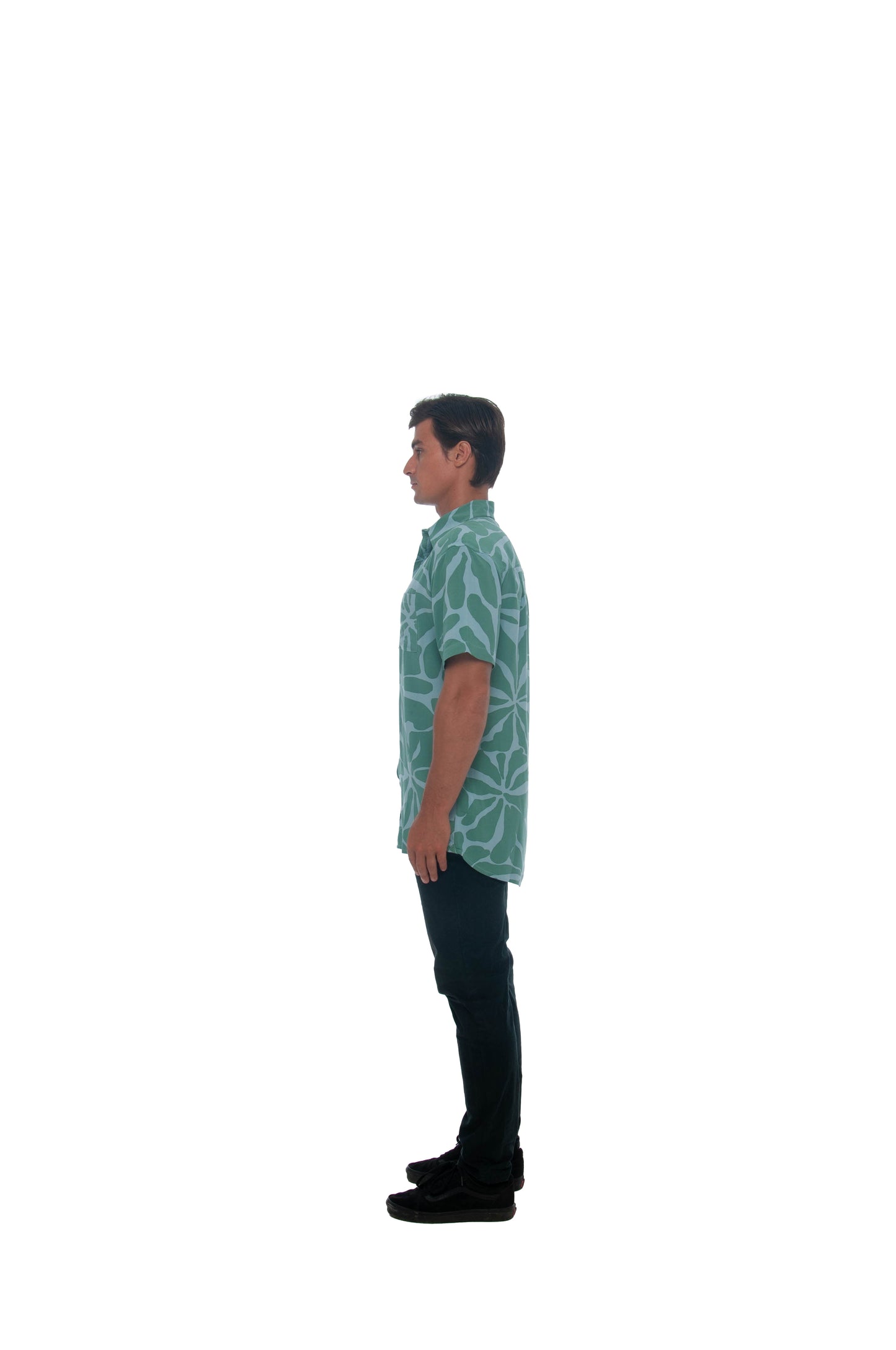 MEN'S SHIRT BLOOMS PALM PASTEL