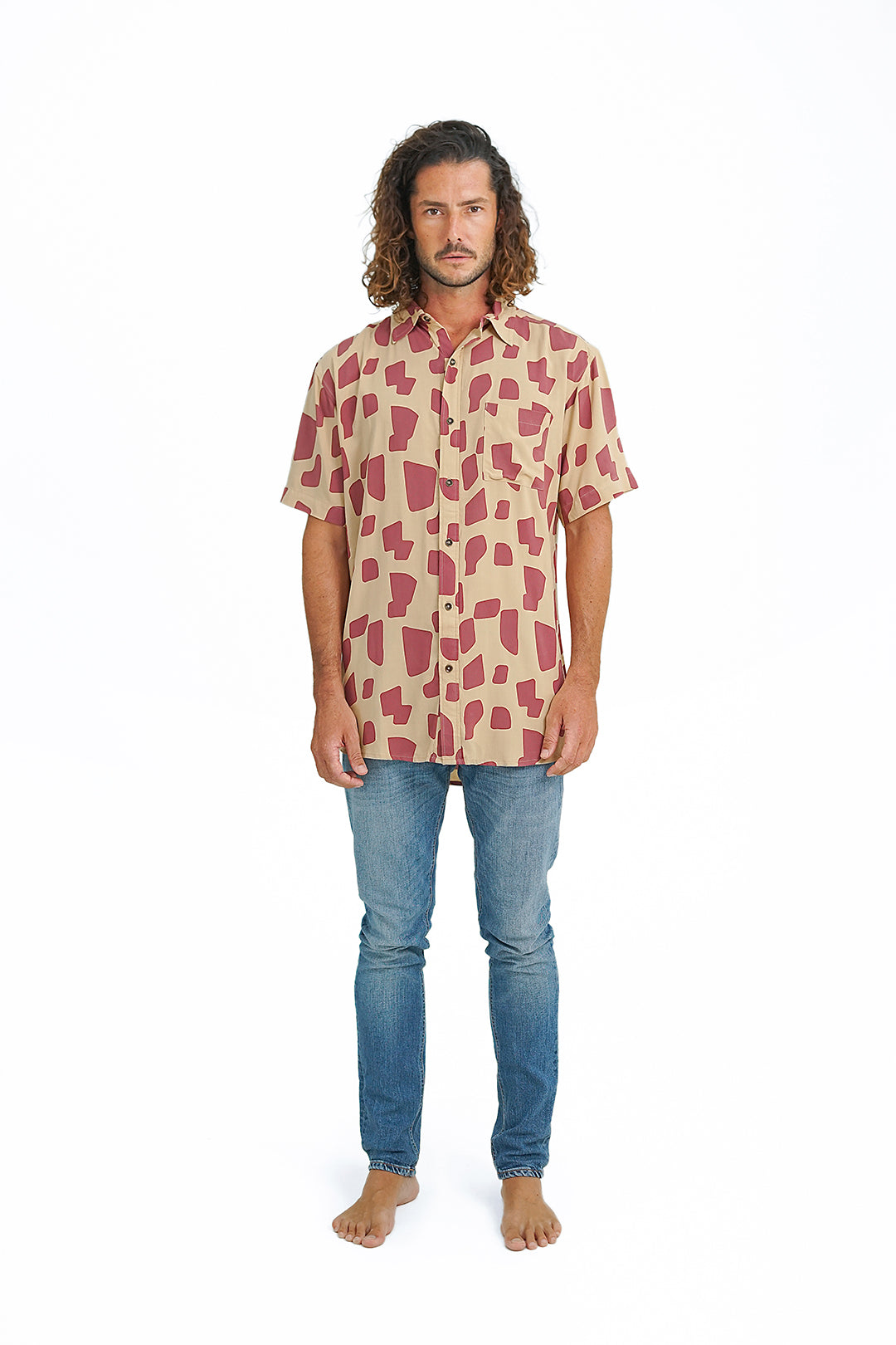 MEN'S SHIRT FLAWLESS SHAPE STRAW