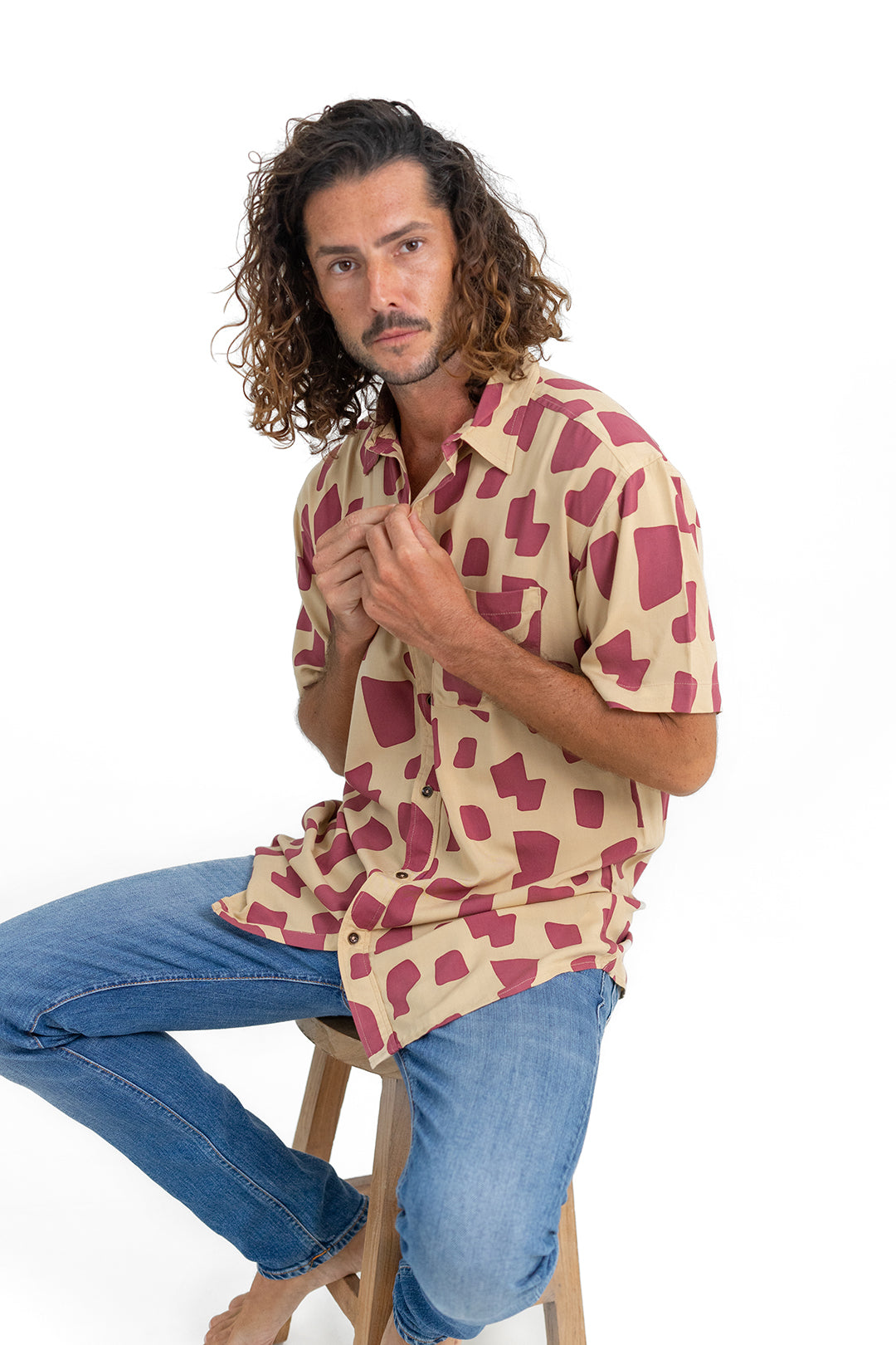 MEN'S SHIRT FLAWLESS SHAPE STRAW